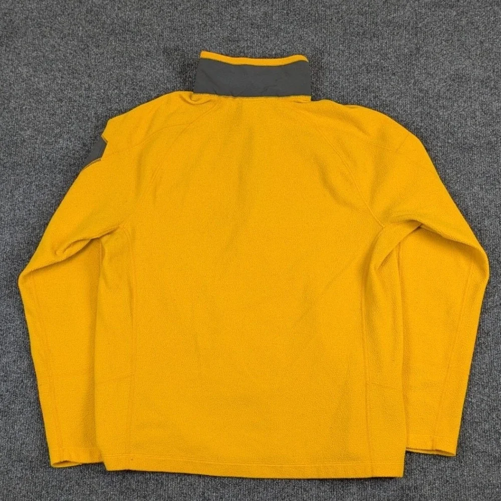 The North Face Mens TKA 100 FlashDry‎ 1/4 Zip Fleece Pullover Yellow Medium